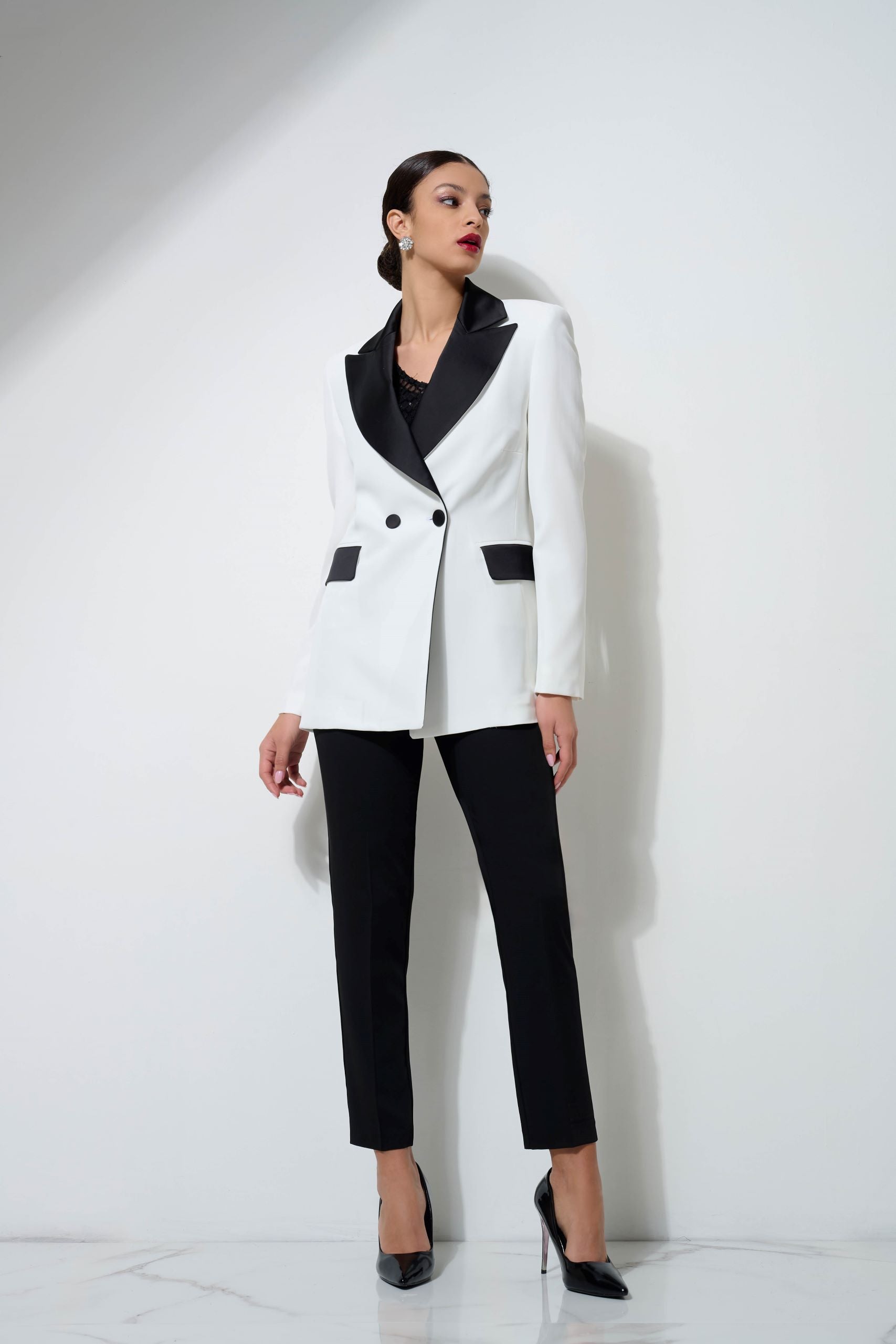 Blazer Doppiopetto in Cady/Raso smohwil