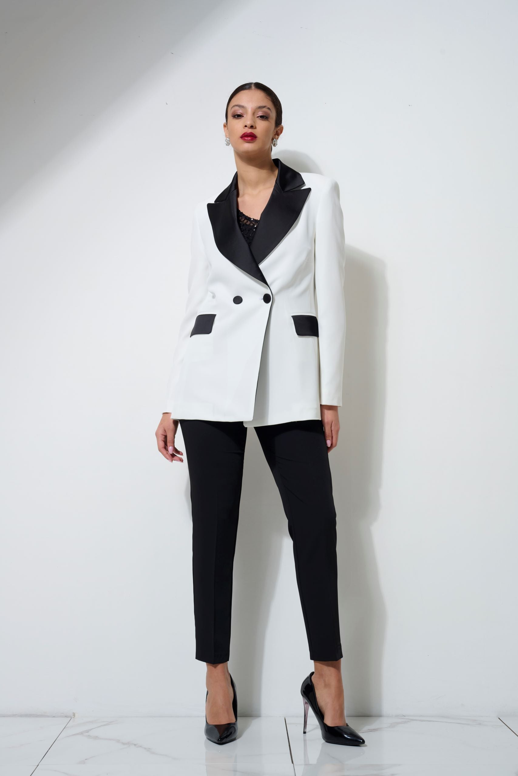 Blazer Doppiopetto in Cady/Raso smohwil